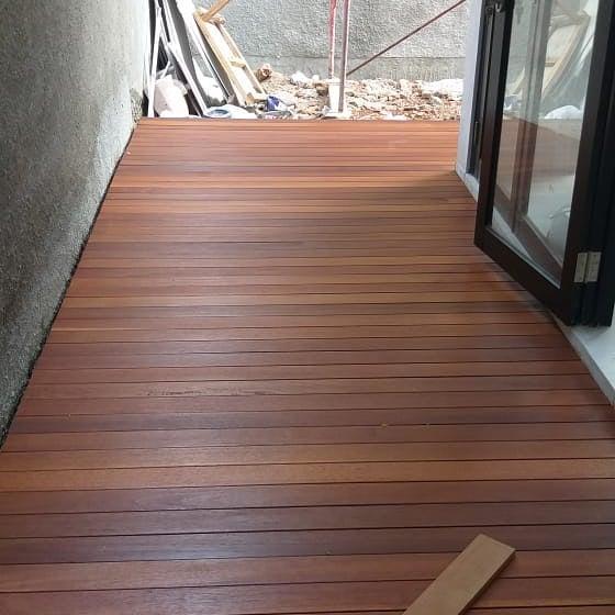 "New" Lantai Kayu Decking Bengkirai Damar Laut (HARAP KONFIRMASI DULU SEBELUM PESAN)