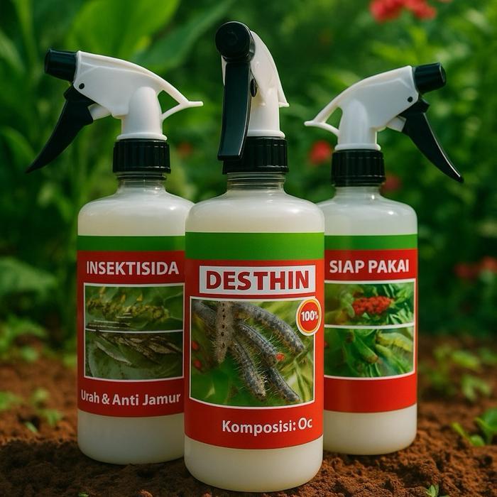 ` Desthin 500ml obat hama tanaman ulat, jamur tanaman daun, hama daun, ulat bulu, kaki seribu, hama