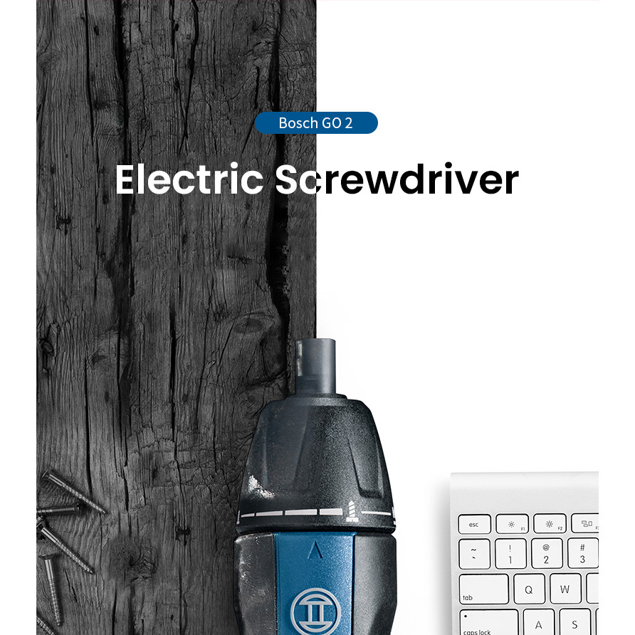 . Bosch Go 2 Cordless Electric Screwdriver Professional Smart -