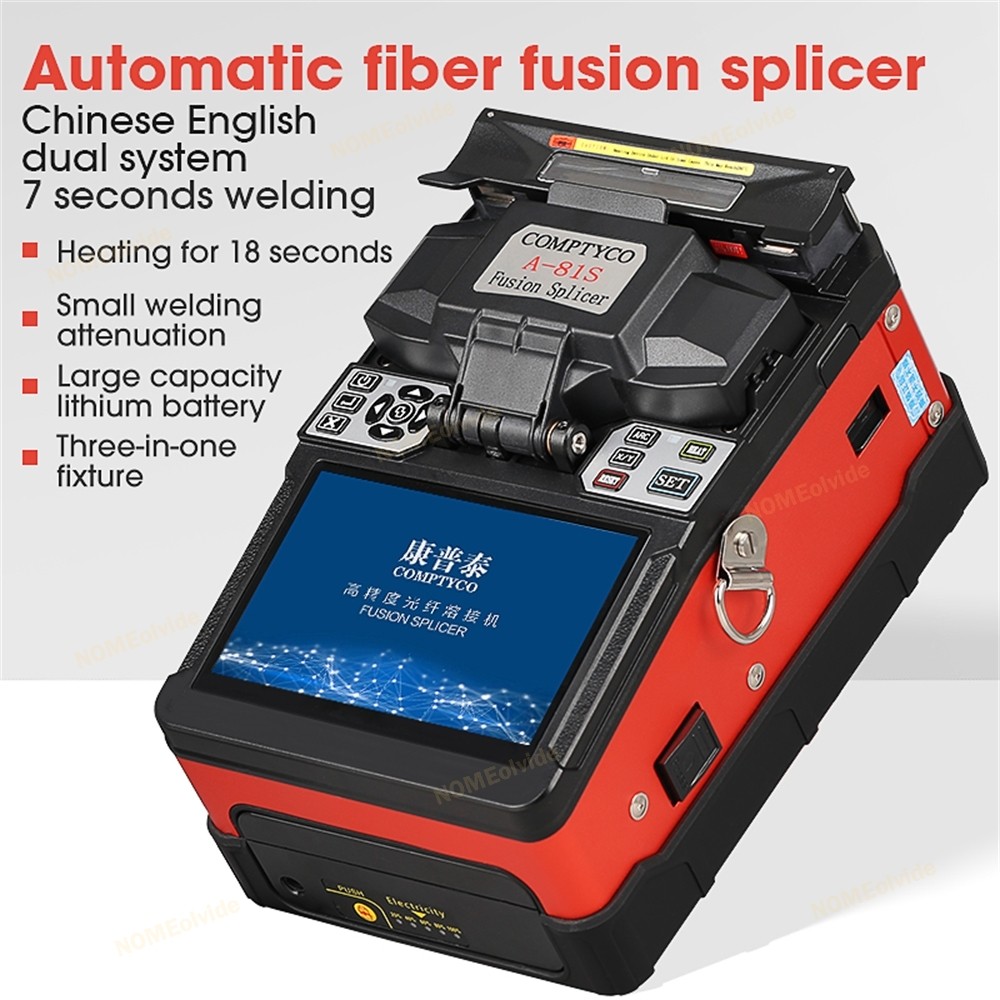 . A-81S Orange Fully Automatic Fusion Splicer Machine Optical Fusion -