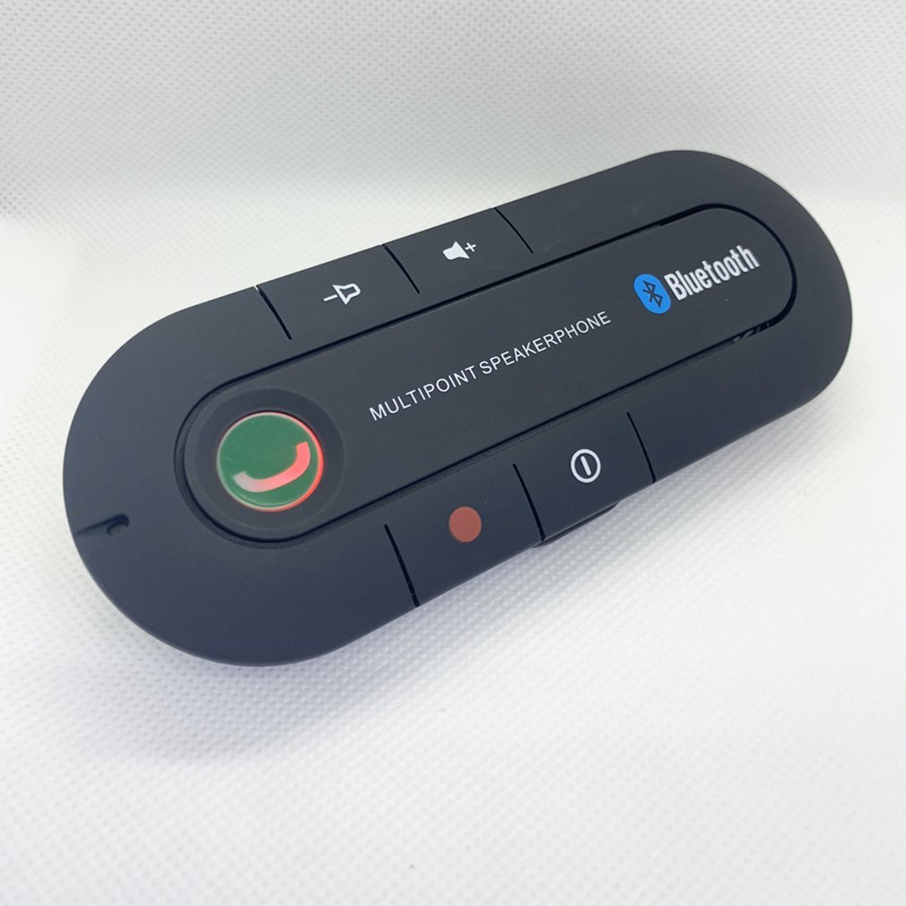 . Wireless Car Kit Handsfree Speaker Phone Visor Clip For Iphone Android -