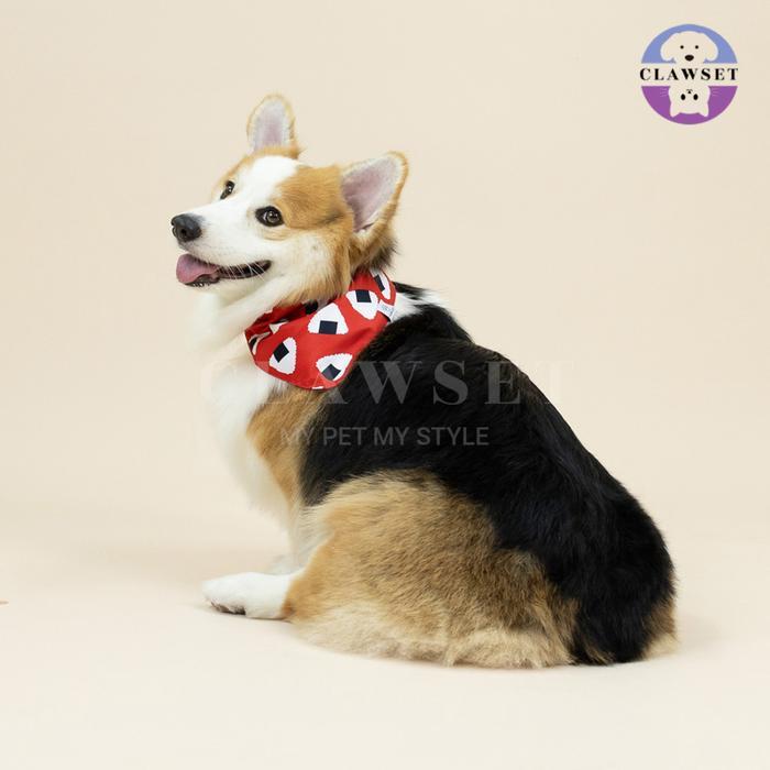 ` Clawset - Pet Scarf (Syal) - Im So Hungry - Sushi Red (Merah)