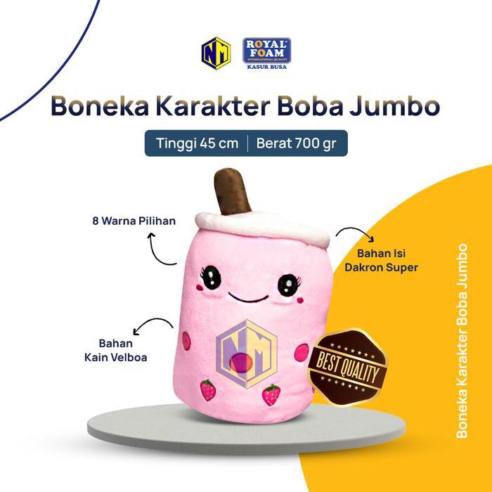 Boneka Boba Jumbo Bantal Boba Besar label SNI Original Harga Murahbgt
