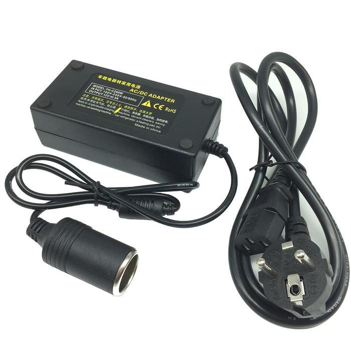 ADAPTOR VACUUM MOBIL ADAPTOR DC TO AC 12V 5A UNTUK POMPA BAN MOBIL
