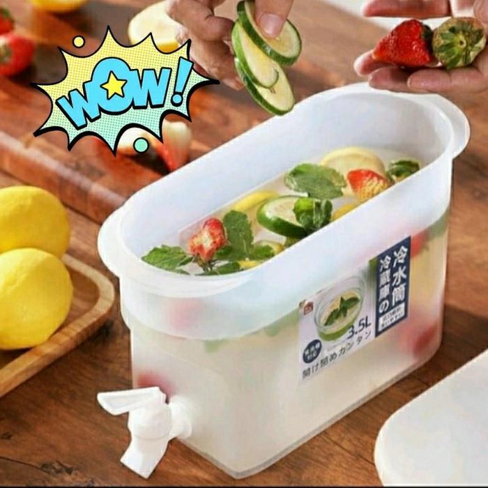 dispenser juice kulkas/ Tempat jus