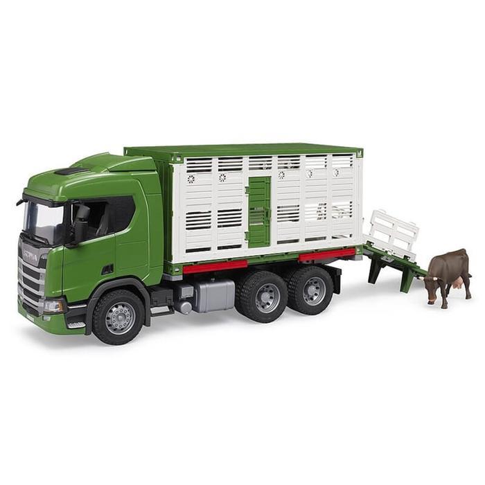 Bruder 3548 Scania Super 560R Cattle transportation - Diecast 1: 16 Mainan Miniatur Mobil Truk