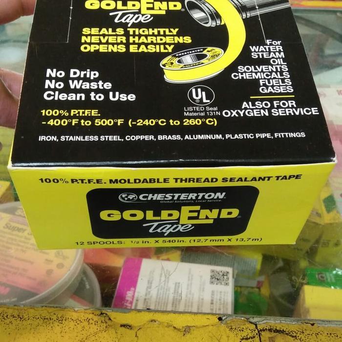 Seal Tape Chesterton-Seal Tape Tahan Panas-Minyak Dan Gas