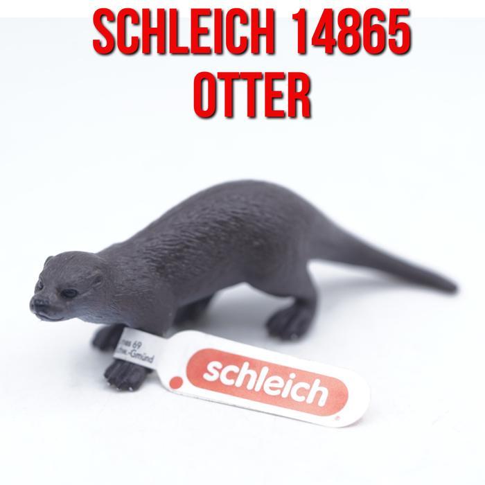 Schleich 14865 OTTER Berang - Berang Lutrinae Mainan Figure Binatang Miniature Hewan Animal Figurine