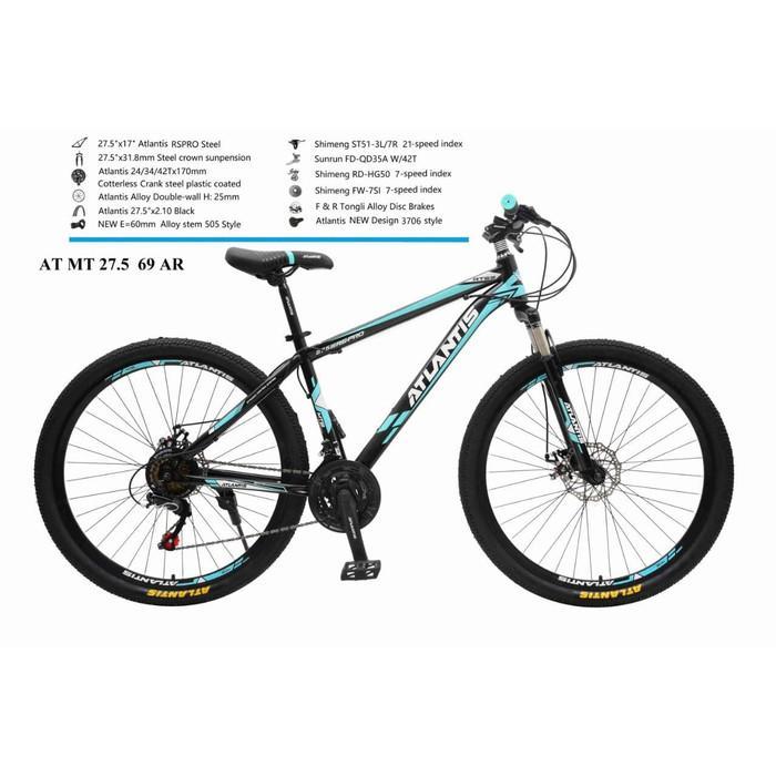 [Gojek/Grab] Sepeda MTB 27.5 Atlantis discbrake