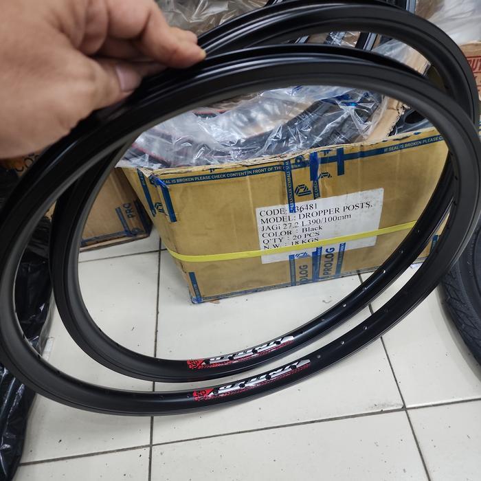 Velg Rims 20 united 2002 36hole double wall Mtb folding bmx Rims