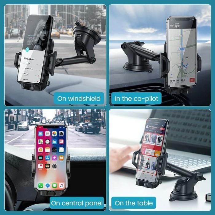 UGREEN CAR PHONE STAND HOLDER MOBIL DUDUKAN HP DI DASHBOARD MOBIL TERBAIK