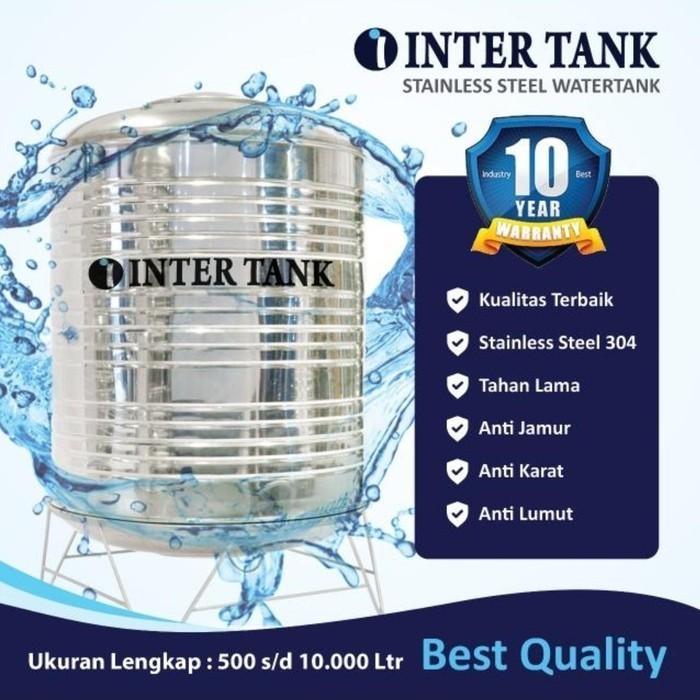 Tangki Air Stainless Inter Tank T 3000 / Toren Air / Tandon Air
