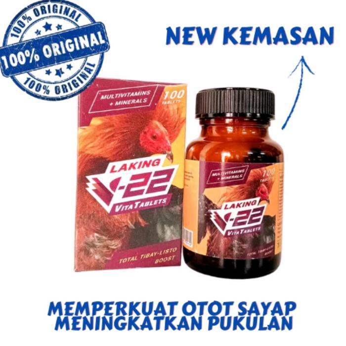 Laking V-22 Original Asli Filipina Vita Tablets Meperkuat Pukulan Ayam