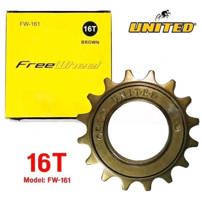 Freewheel gear sepeda united 16 18 20 22 24 T dart belakang bisa buat semua jenis sepeda anak dan