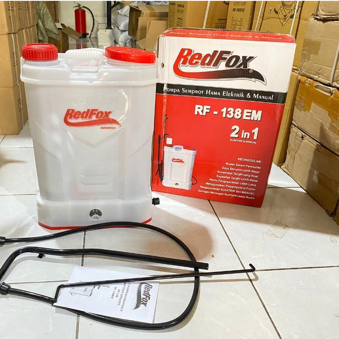 sarisa_shopp REDFOX BATTERY SPRAYER 2IN1 13.8L / Alat Semprot Desinfaktan Elektrik