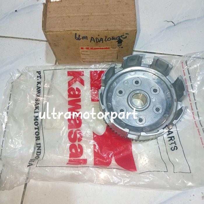 RUMAH KAMPAS KOPLING RUMAH MANGKOK KOPLING ATAU HOUSING COMP CLUTCH KAWASAKI ZX130 ZX 130 ORIGINAL