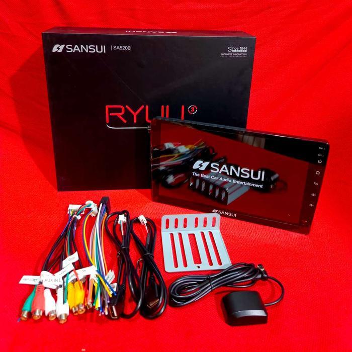 SANSUI RYUU Head Unit Android SANSUI RYUU Gen 3 Ukuran 9 atau 10 inch