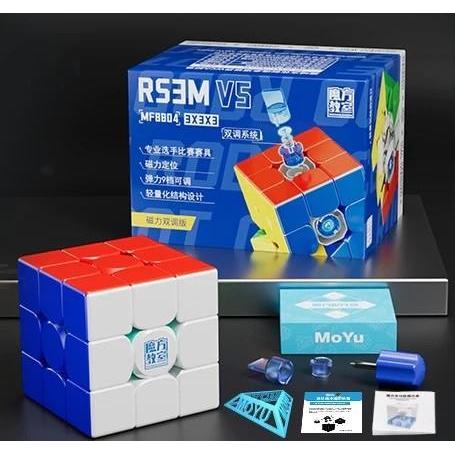 ` Magic Cube Moyu RS3M v5 3x3 Magnetic Dual Adjustment RS 3M V5 M Magnetic Puzzle Kubus Stickerless