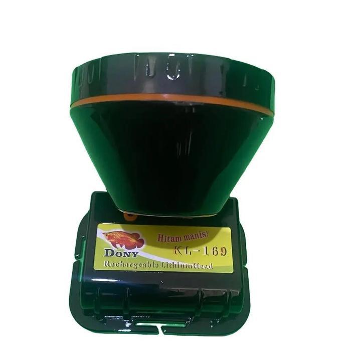 Senter Kepala DONY KL-169 Hitam Manis Anti Gores ,senter