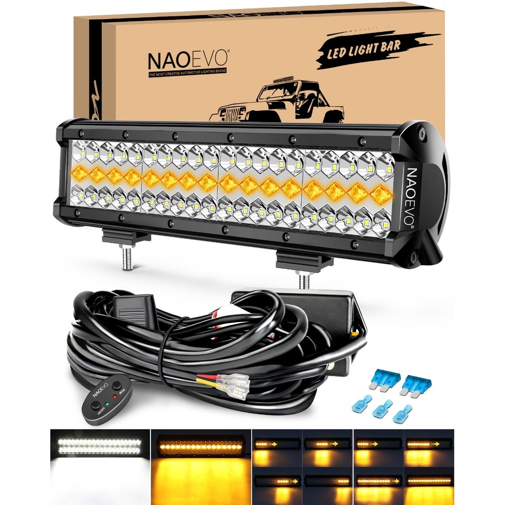 12inch 20Inch Led Light Bar 60W 105W 4 Modes Work Lights Spot Beam Daytime Running Light Bar for