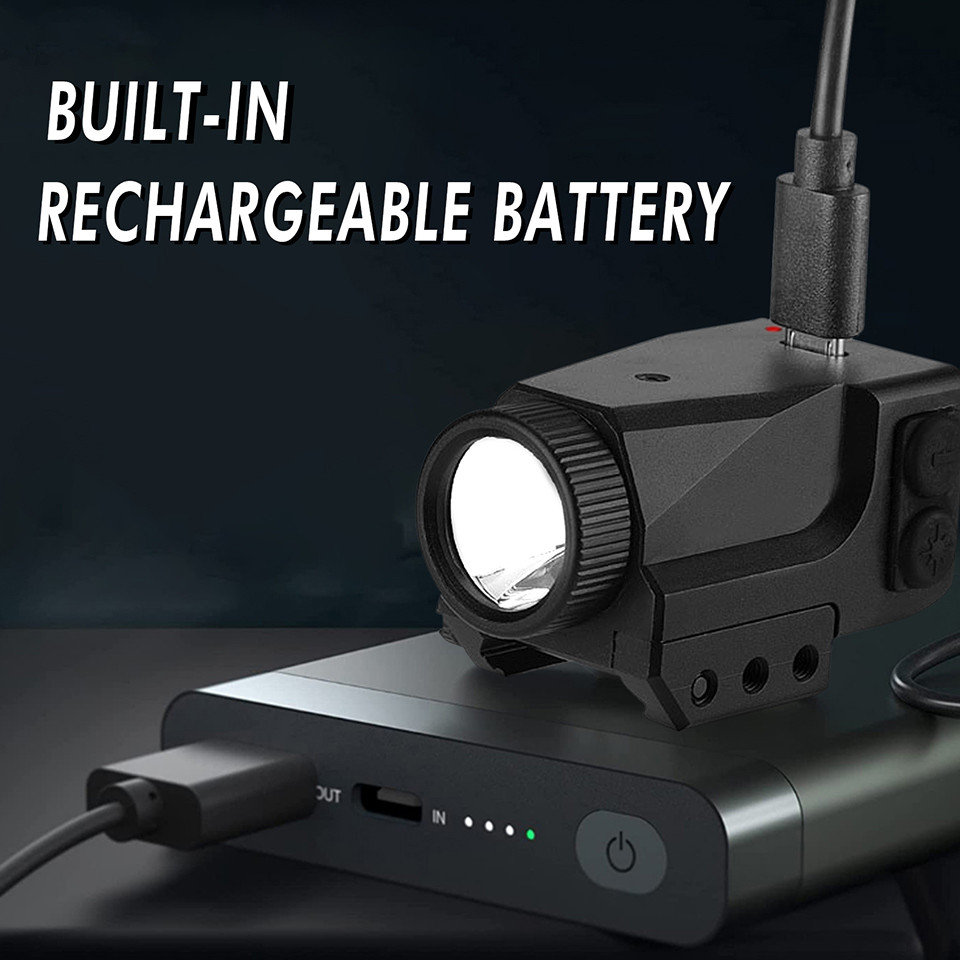 . Flashlights Green Laser Combo Laser Sight And 800 Lumens Led -