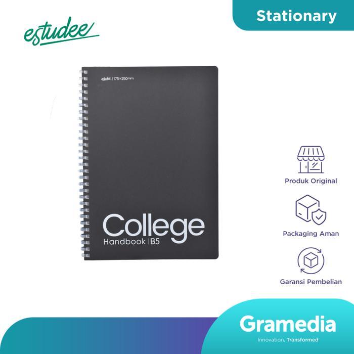 Gramedia Buku Estudee Notebook B5 College Black