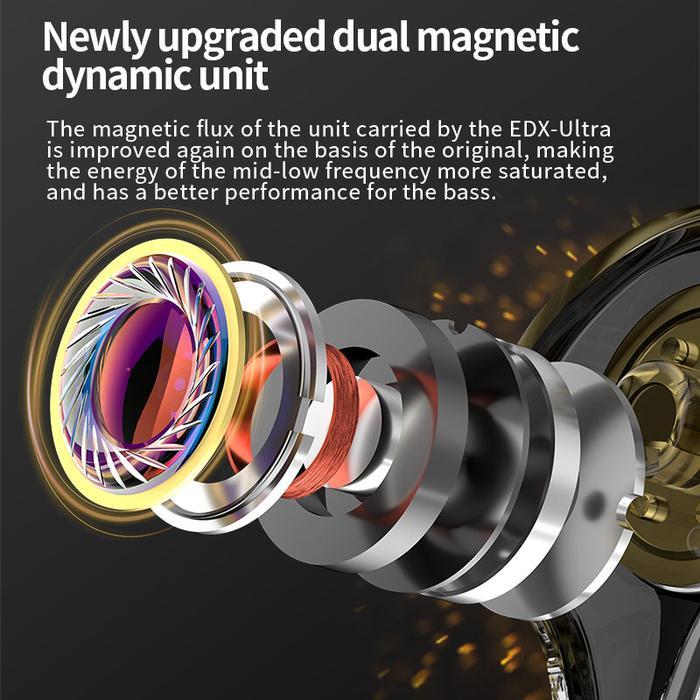 Kz Edx Ultra Basshead Earphone With Mic