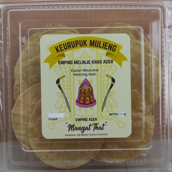 emping aceh jumbo manis & pedas