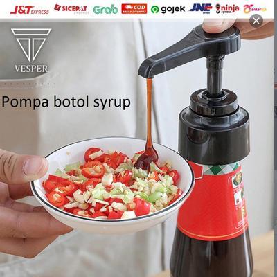 Pompa botol syrup model ulir / syrup bottle pump model thread / pompa sirup monin