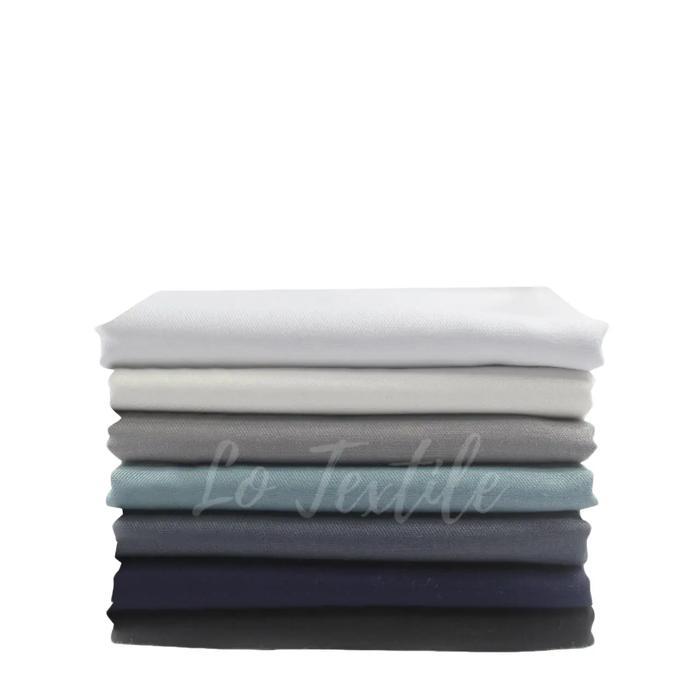 Kain Katun Toyobo Fodu Premium 0.5 Meter (Seri 1) - Bahan Katun Jepang Polos Cotton Koko Gamis