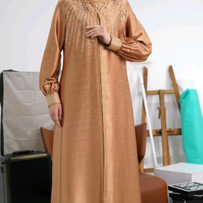 [New/No Hijab] A4436 - Gamis Abaya Hikmat Fashion Original