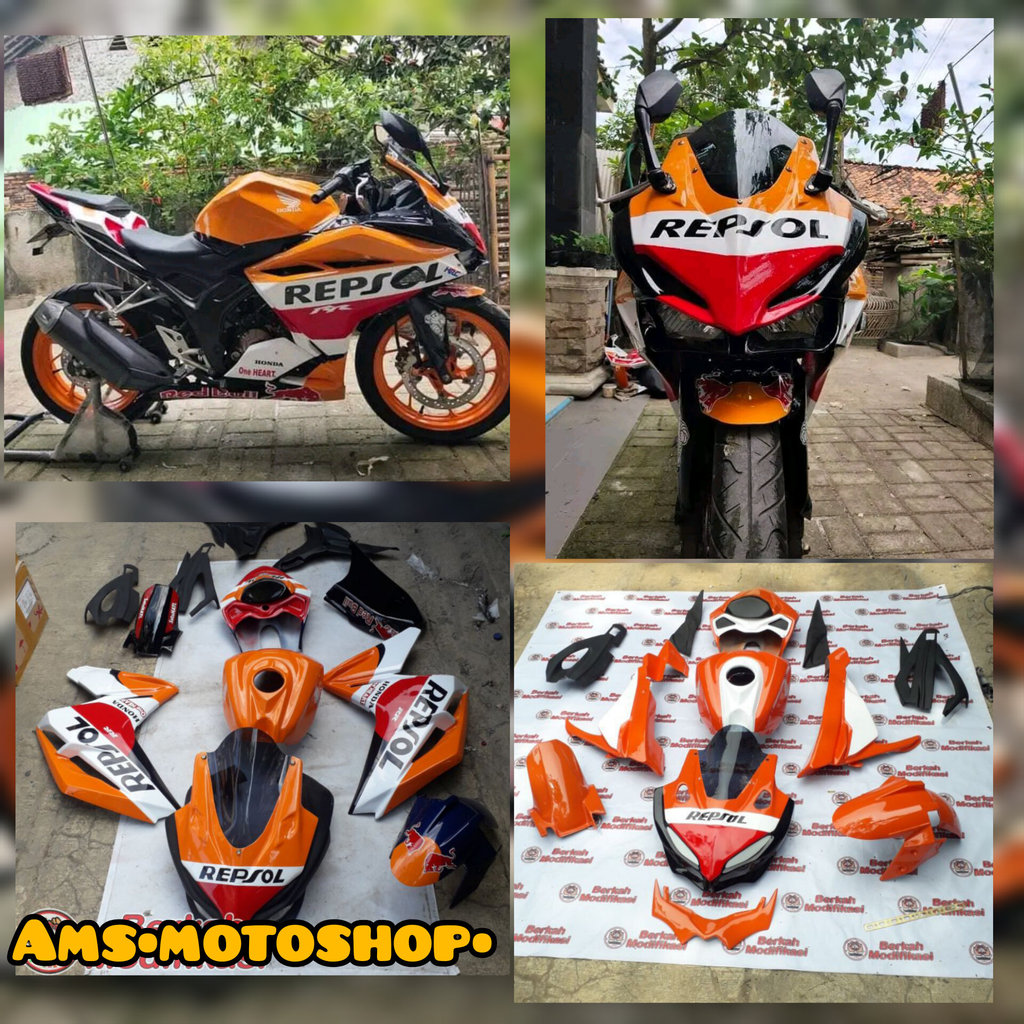 Fullset body fairing cbr150 k45a cbr lokal model cbr250rr