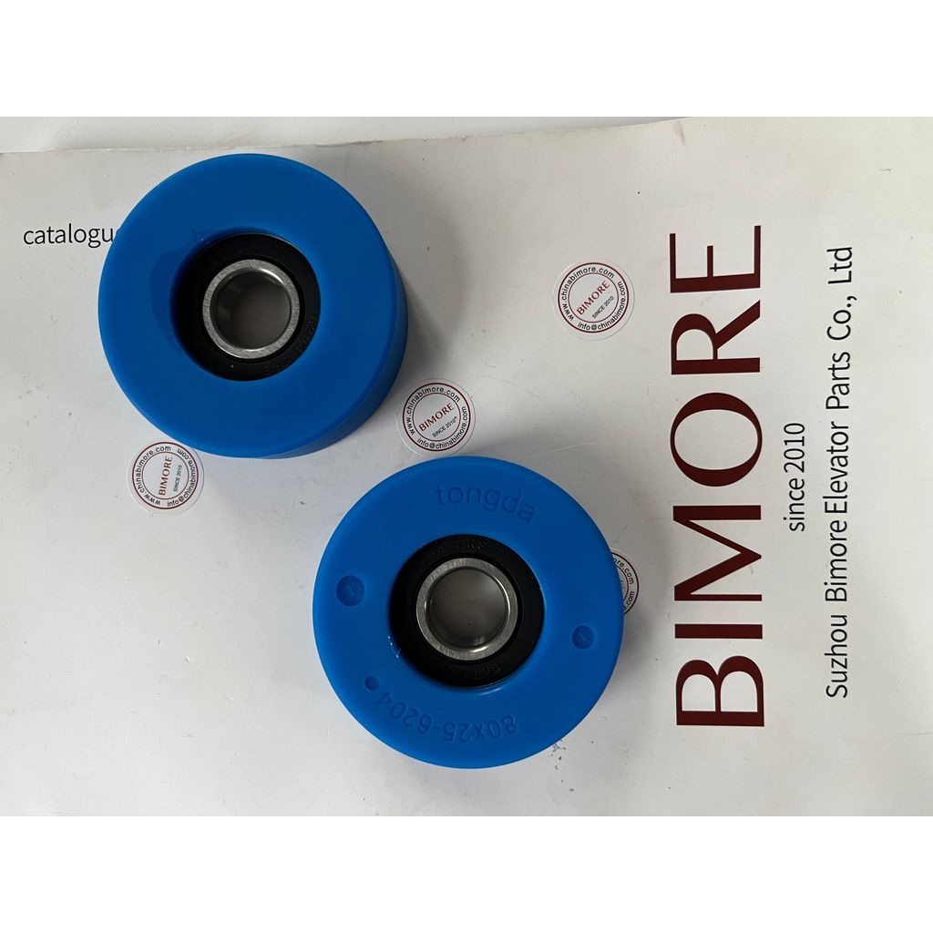 SALE Elevator Spare Parts Escalator Step chain roller wheel parts 80*25*6204 for lifts FUJI HD acces