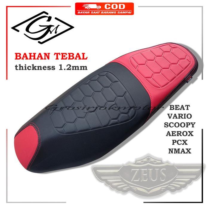 SARUNG JOK MOTOR BEAT /SCOOPY/VARIO/NMAX/PCX TIMBUL EMBOS RUMAH TAWON-