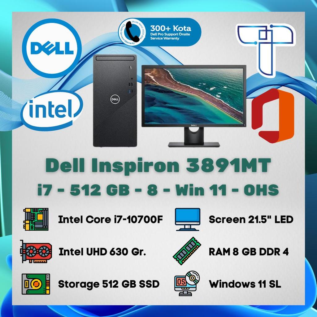 Desktop PC Dell Inspiron 3891MT 3891 MT - i7 - 512 GB - 8 - Win - OHS