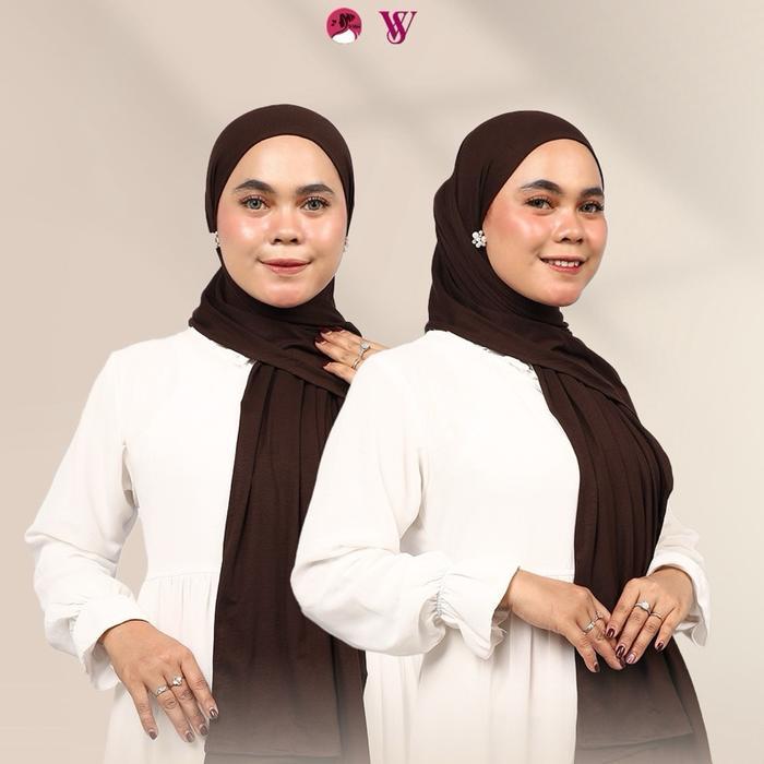WIDYA HIJAB - Phasmina Kaos Pashmina *
