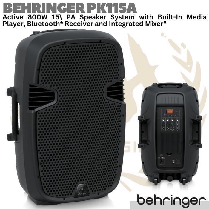 BEHRINGER PK115A Active 800W 15 inch PA Speaker System Spiker Aktif