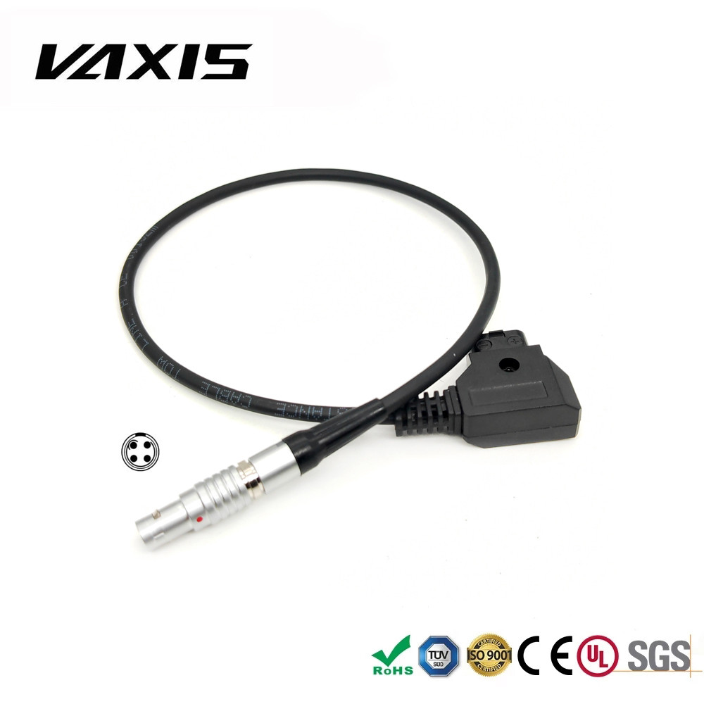 D-tap to 4 pin Power Cable for Moma Cosmo, Vaxis Storm 3000/2000 Hollyland 500 DTAP Anton Bauer