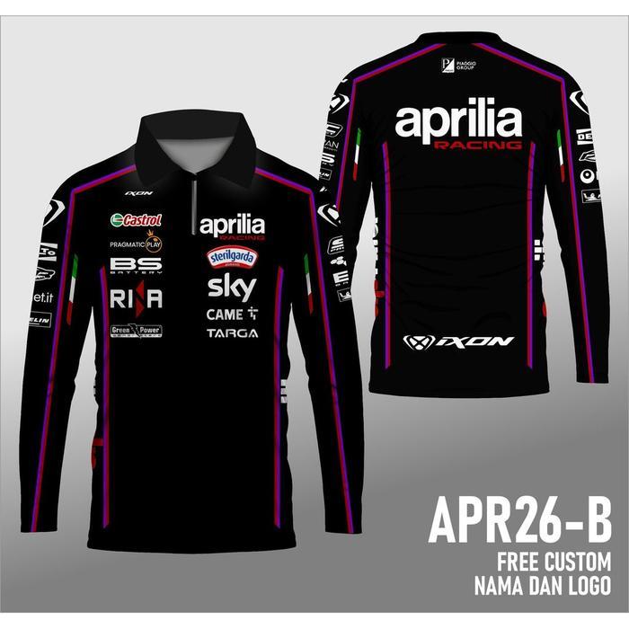 Jersey Crew Motogp Aprilia Racing Team Terbaru 2026 APR26-A
