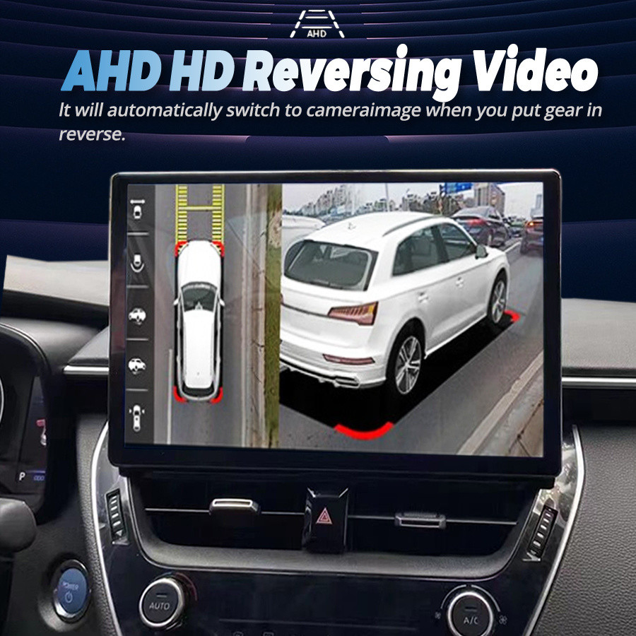 . 13.3 Tape Recorder 2K Screen Android 13 Video Player For Toyota Corolla 2021 2022 Hybrid Stereo