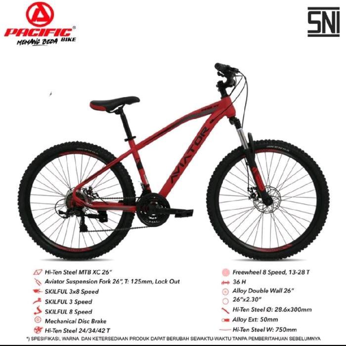 Sepeda Gunung/MTB Aviator 2692 XT 26Inch 3x8Sp