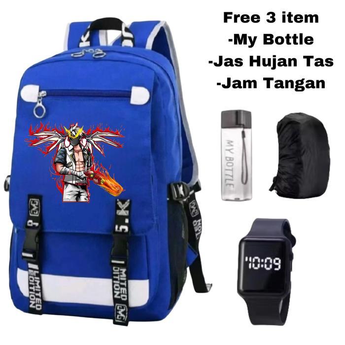 TERMURAH MISTER AMRI-tas karakter FF-tas Free Fire-tas sekolah Free Fire-tas anak karakter FF-tas