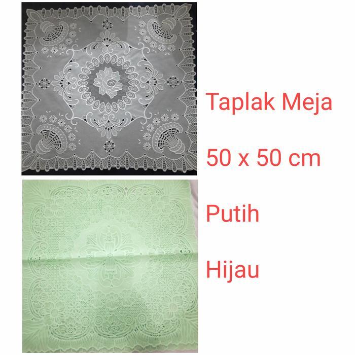 Taplak Meja Kecil Plastik Kotak / Tatakan / Meja Sudut *