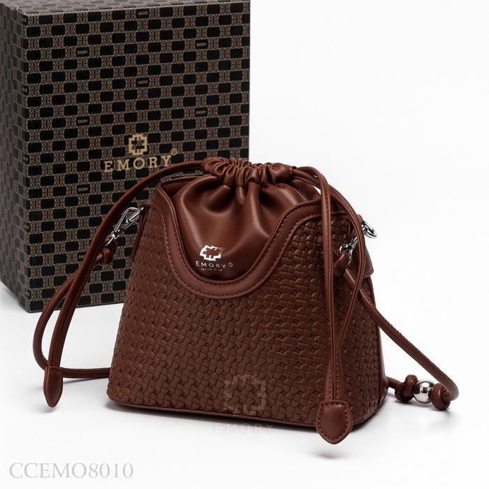 SIAPKIRIM BAG EMORY Ayani CCEMO8010 Tas Wanita Selempang dengan Tali Serut Unik Brand BAGS READY