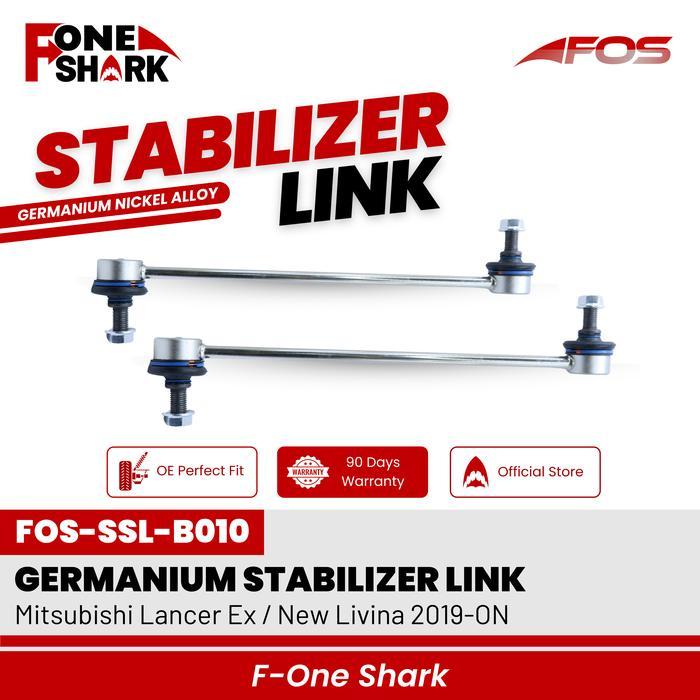 F-ONE SHARK FOS FRONT SWAY BAR LINK STABILIZER LINK STABIL MITSUBISHI LANCER EX 2008-ON, ALL NEW