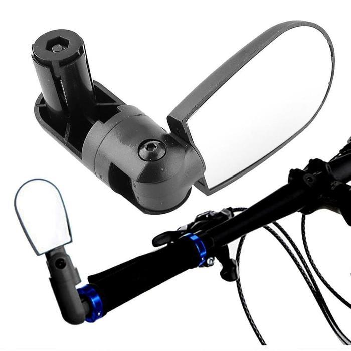Spion Sepeda Kotak Handlebar 360 Rotate / Spion Sepeda MTB LIPAT FIXIE *