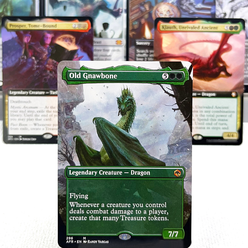 KHM AFR 2X2 HOLO9-002 Tcg proxy magic cards Smothering Tithe Bloom Tender City of Brass Damnation