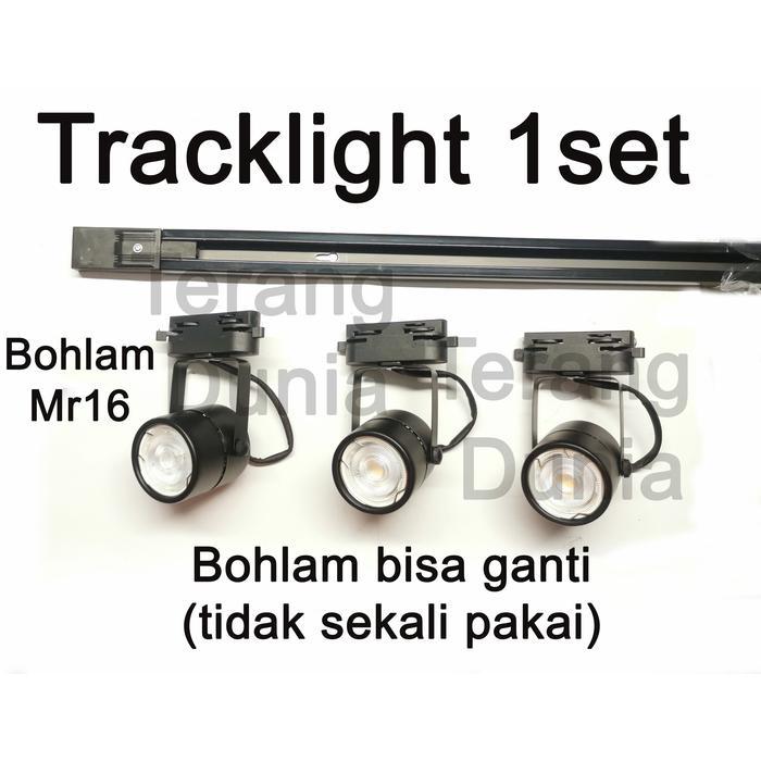 Paket Lampu Sorot Mr16 Lampu Sorot Track Light Lampu Rel Paket