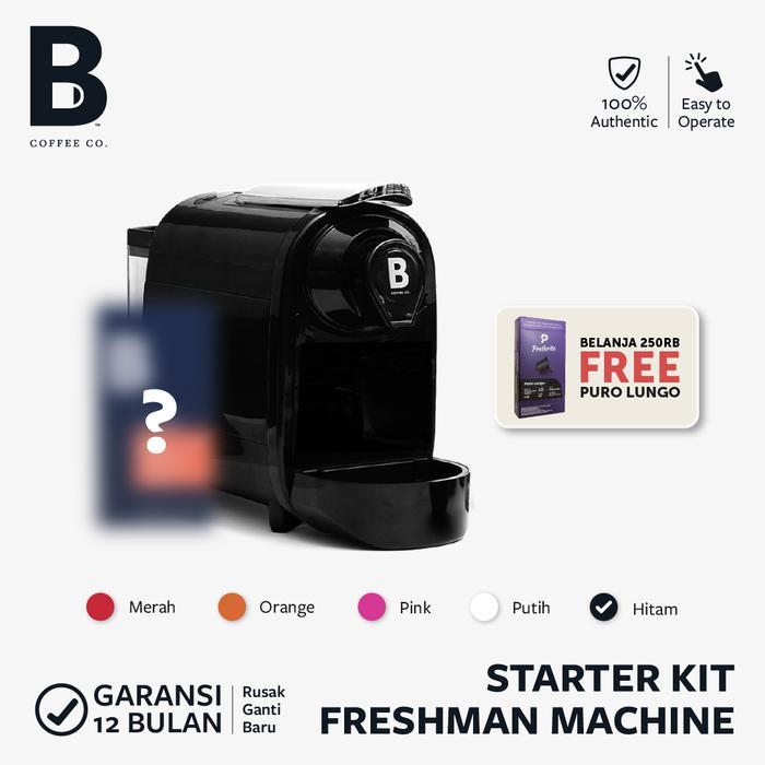TERLARIS Mesin Kopi Kapsul Freshman Mesin Kopi Kapsul - Nespresso Compatible Capsule Starter Kit