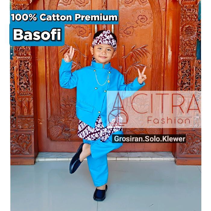 Premium Beskap Sunda Iket Batik Putih Beskap Sunda Anak Kualitas Premium Produk Citra Fashion